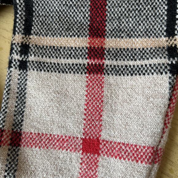 Argyle Plaid Clueless Sweater Preppy Y2K Viscose Blend Black Beige Ivy League M - Picture 10 of 14